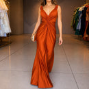 Vestido Gerlane com Decote V e Drapeado Frontal
